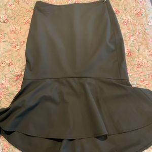 Black Midi Mermiad Skirt THE LIMITED 0